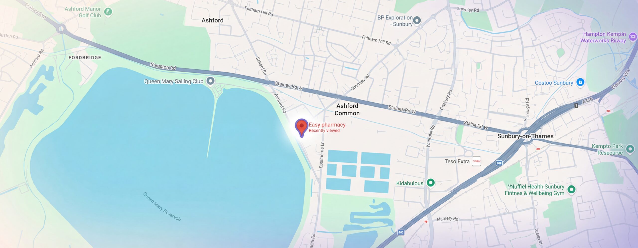 Map showing Easy Pharmacy location